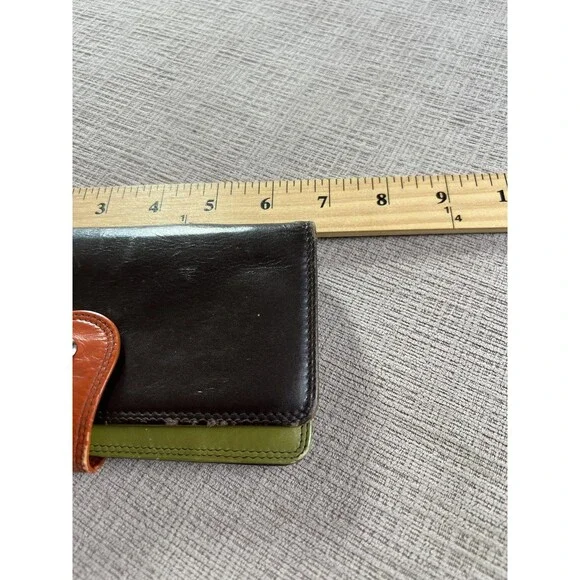 Original Prym Multicolor Leather Wallet Women One Size Zip ID Card Leopard - Picture 7 of 9